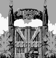 une photo d'Ã©cran de Jurassic Park Part 2 - The Chaos Continues sur Nintendo Game Boy